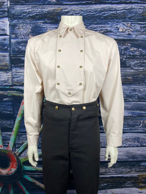 (image for) Appaloosa Western Cowboy Bib Front Cotton Shirt